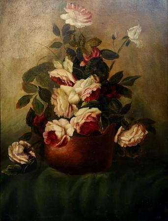 Quadro di  Anonimo Vaso di fiori  - Pittori contemporanei galleria Firenze Art